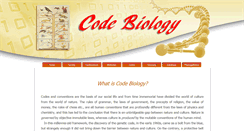 Desktop Screenshot of codebiology.org